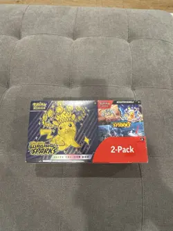 Pokemon Surging Sparks ETB & Booster Bundle Costco 2-pack New - Image 1