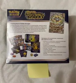 Pokemon TCG Surging Sparks ETB New & Sealed includes Acrylic Case - Image 3