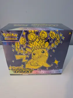 Pokemon Pikachu TCG Surging Sparks Pokemon Centre ETB Sealed - Image 1