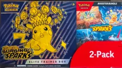 Pokemon Surging Sparks Elite Trainer Box ETB/Booster Bundle Costco 2-Pack SEALED - Image 1