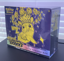 SEALED! POKEMON CENTER Surging Sparks ETB Pokemon TCG Scarlet & Violet Pikachu - Image 1