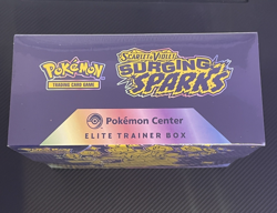 SEALED! POKEMON CENTER Surging Sparks ETB Pokemon TCG Scarlet & Violet Pikachu - Image 4