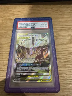 PSA 10 ESPEON & DEOXYS GX SM240 | Tag Team Graded Pokemon Card - Image 2