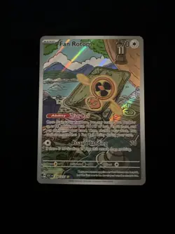 Ascended Heroes Fan Rotom 250/217 Illustration Rare IR Full Art Pokemon Card NM - Image 1
