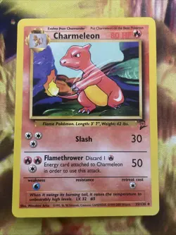 Charmeleon 35/130 Uncommon Base Set 2 Pokemon Card Mp - Image 1