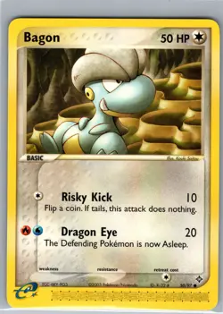 Bagon 50/97 Non Holo Dragon - Pokemon Card - NM - Image 1