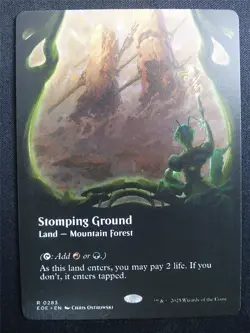 Stomping Ground Borderless - EOE - Mtg Card #3ET - Image 1