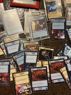 Star Wars Unlimited Card Lot Grand Admiral Thrawn Count Dooku—Plus Case, 3 Foils - Image 2