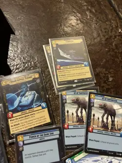 Star Wars Unlimited Card Lot Grand Admiral Thrawn Count Dooku—Plus Case, 3 Foils - Image 4