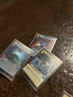 Star Wars Unlimited Card Lot Grand Admiral Thrawn Count Dooku—Plus Case, 3 Foils - Image 5