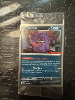 Gengar GameStop Promo (Stamped Exclusive) 050/088 Promo Card W/ SWIRL - Image 1