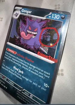 Gengar GameStop Promo (Stamped Exclusive) 050/088 Promo Card W/ SWIRL - Image 2
