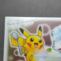 Pikachu Alola Vulpix Pokemon Center Sapporo Clear Card Nintendo Japan F/S - Image 2