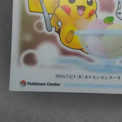 Pikachu Alola Vulpix Pokemon Center Sapporo Clear Card Nintendo Japan F/S - Image 5