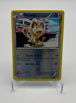 Pokemon Trading Card Game TCG Reverse Next Destinies Meowth 80/99 - Image 1
