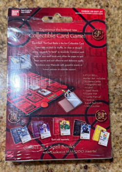 ZatchBell The Card Battle Game Starter Set 1 NEW Red Deck Sealed! - Image 2