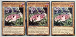 x3 Danger!U TsuchinokoU SR13-EN021 (NM) Common 1st Edition Yu-Gi-Oh! TCG Card - Image 1