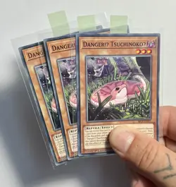 x3 Danger!U TsuchinokoU SR13-EN021 (NM) Common 1st Edition Yu-Gi-Oh! TCG Card - Image 3