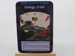 ILLUMINATI CARD INWO - ENERGY CRISIS Steve Jackson CGG Game Single - Image 1