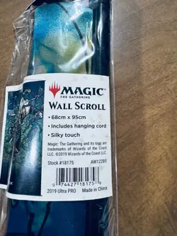 Ajani Stained Glass Planeswalker Ultra Pro Magic The Gathering Wall Scroll New - Image 3