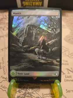 MTG Wastes Final Fantasy Foil NM - Image 1