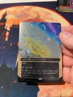 MTG Edge of Eternities Terrain Generator Borderless Galaxy Foil - Image 1