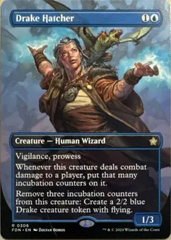 Drake Hatcher (Borderless) R Foundations 306 NM - Image 1