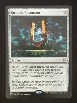 1x MTG Strionic Resonator - Commander 2019 (C19) #224 - Magic the Gathering - Image 1
