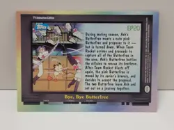 EP20 BYE, BYE BUTTERFREE - NON-HOLO Pokemon TV Topps Blue LOGO - LP - Image 2