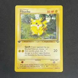 Pikachu 60/64 Jungle Non-Holo 1999 Pokemon Card WOTC NM- Trading TCG VTG - Image 1