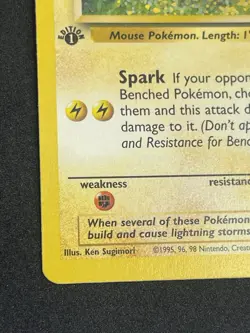 Pikachu 60/64 Jungle Non-Holo 1999 Pokemon Card WOTC NM- Trading TCG VTG - Image 3