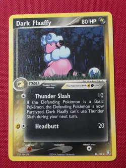 Dark Flaffy 34/109 Team Rocket Returns uncommon Pokemon - Image 1