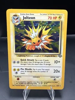 Pokemon Jolteon 4/64 Jungle Holo LP Holo Rare Unlimited - Image 1