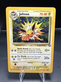 Pokemon Jolteon 4/64 Jungle Holo LP Holo Rare Unlimited - Image 3
