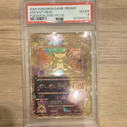 Pokemon Ancient Mew Promo Holo 2000 Movie PSA 4 pokemon game promo - Image 1