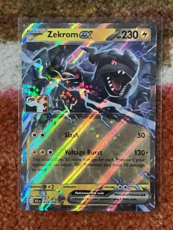 Zekrom ex 034/086 NM STAMPED BLK [Play! Pokemon Prize Pack Series 8] - Image 1