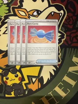 4x Rare Candy - 125/132 - ME01: Mega Evolution (MEG) Pokemon Playset x4 - Image 1
