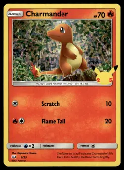 2021 McDonald's Canada 25th Anniversary Promo Hologram Charmander UNplayed #9 - Image 1
