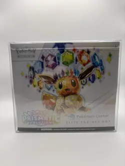 Prismatic Evolutions Pokemon Center ETB Elite Trainer Box Sealed - Image 1