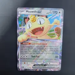 Pokemon TCG Meowth Ex 062/088 Double Rare Perfect Order NM - Image 3