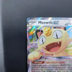 Pokemon TCG Meowth Ex 062/088 Double Rare Perfect Order NM - Image 4