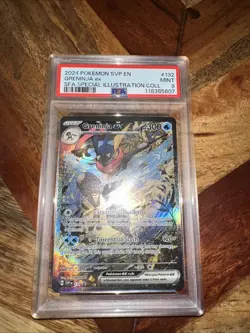 2024 Pokemon SVP #132 Greninja ex PSA 9 MINT – Special Illustration Collection – - Image 1
