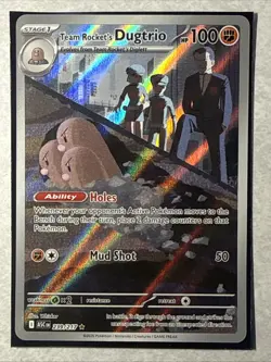 Team Rocket's Dugtrio 239/217 Pokemon TCG Ascended Heroes Illustration Rare - Image 1