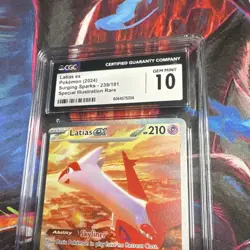 Pokemon Latias ex 239/191 Sv08 Rare Holo CGC 10 GEM MINT 2024 - Image 4