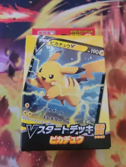 Pokemon TCG Sword & Shield V Start Deck Thunder Pikachu Japanese US SELLER - Image 1