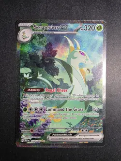 Sv: Black Bolt Serperior ex 164/086 Holo Special Illustration Rare Pokemon TCG - Image 1