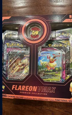 Pokemon TCG: Flareon VMAX Premium Collection Box New Sealed Box - Image 2