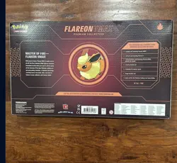 Pokemon TCG: Flareon VMAX Premium Collection Box New Sealed Box - Image 4