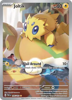 Joltik ⚡ 196/182 Illustration Rare Holo NM Pokemon SV04: Paradox Rift - Image 1