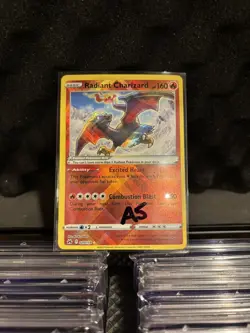 Pokemon Sword & Shield Crown Zenith Radiant Charizard 020/159 NM A5 - Image 1